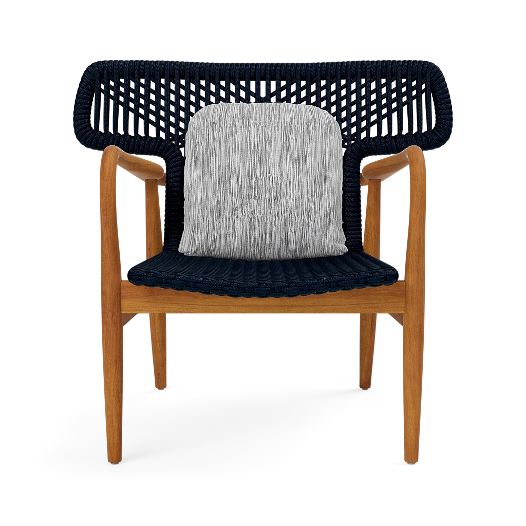 Garrison Outdoor Wing Chair - Danube Gray High-Performance Fabric