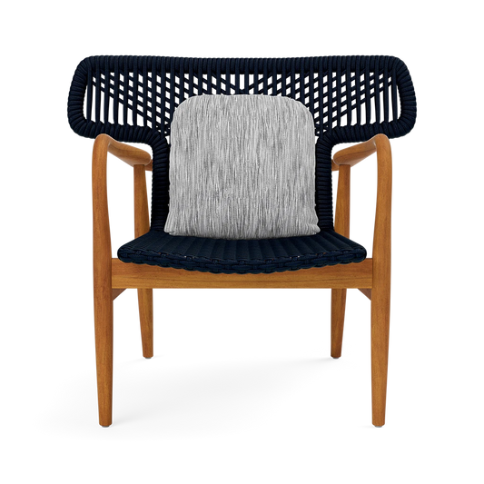 Garrison Outdoor Wing Chair - Danube Gray High-Performance Fabric