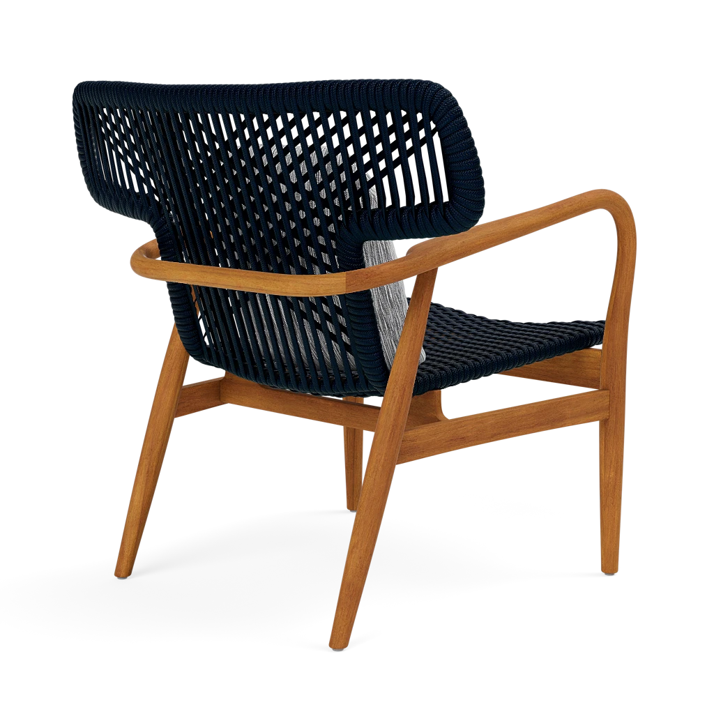 Garrison Outdoor Wing Chair - Danube Gray High-Performance Fabric