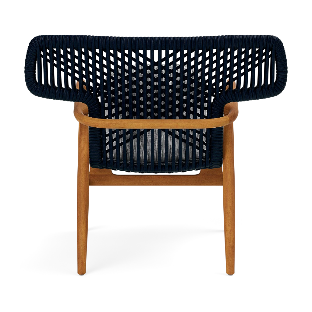 Garrison Outdoor Wing Chair - Danube Gray High-Performance Fabric