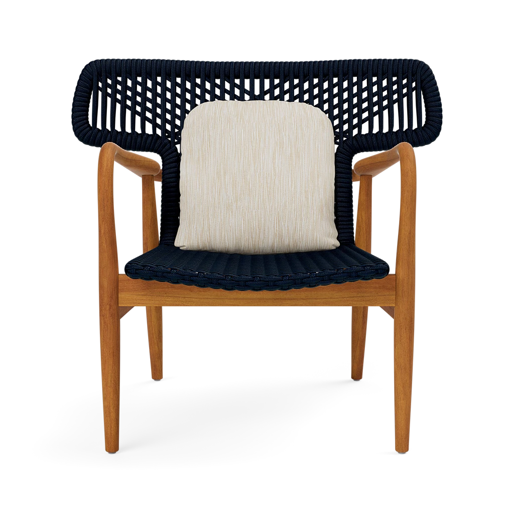 Garrison Outdoor Wing Chair - Danube Beige Mix High-Performance Fabric