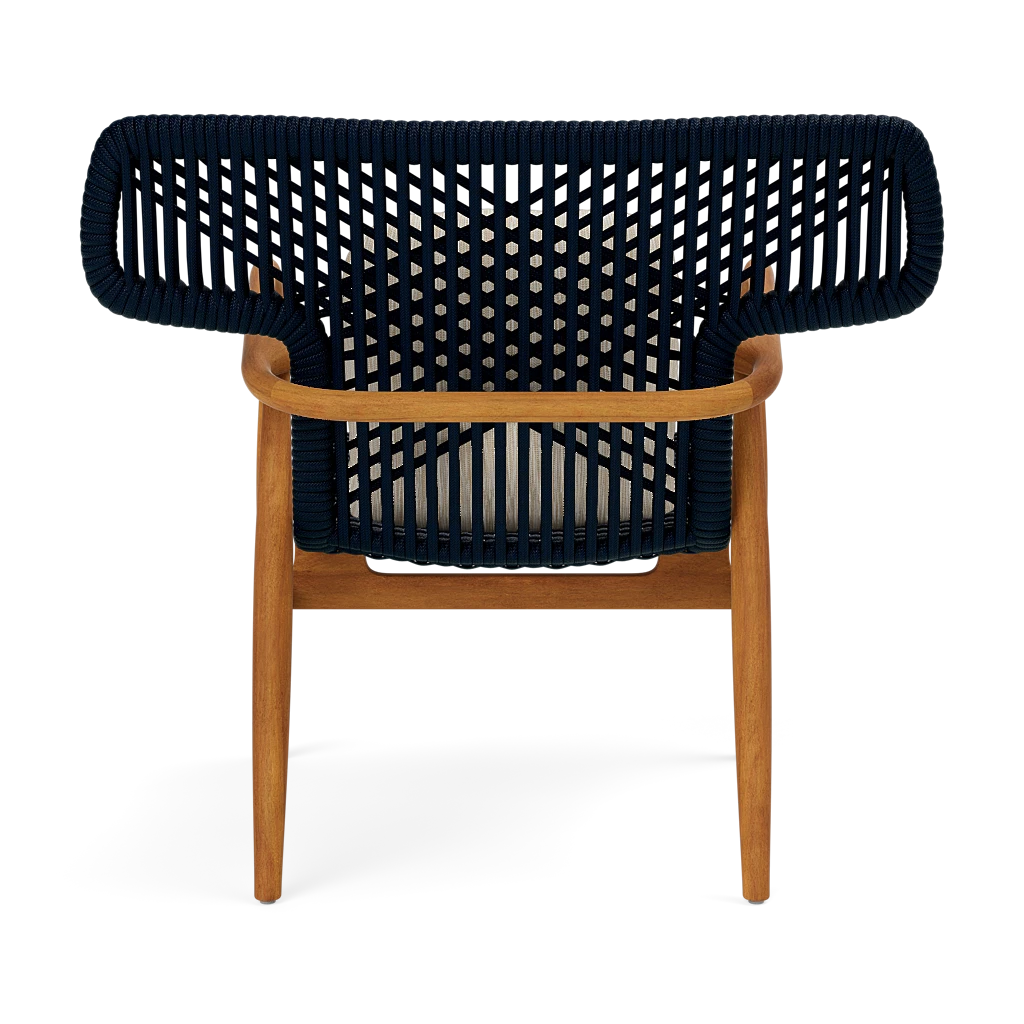 Garrison Outdoor Wing Chair - Danube Beige Mix High-Performance Fabric