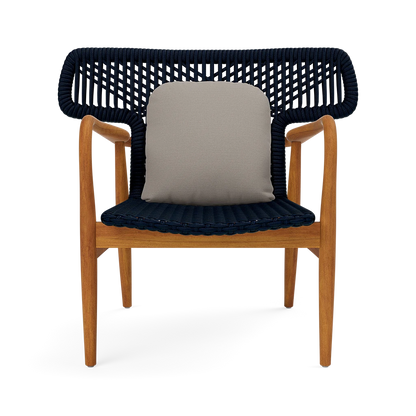 Garrison Outdoor Wing Chair - Alsek Stone High-Performance Fabric