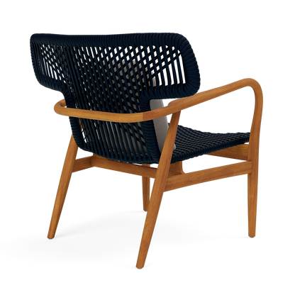 Garrison Outdoor Wing Chair - Alsek Stone High-Performance Fabric