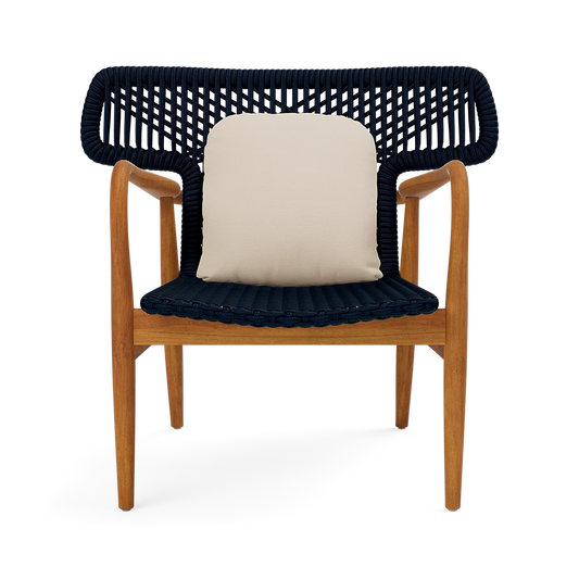 Garrison Outdoor Wing Chair - Alsek Ivory High-Performance Fabric