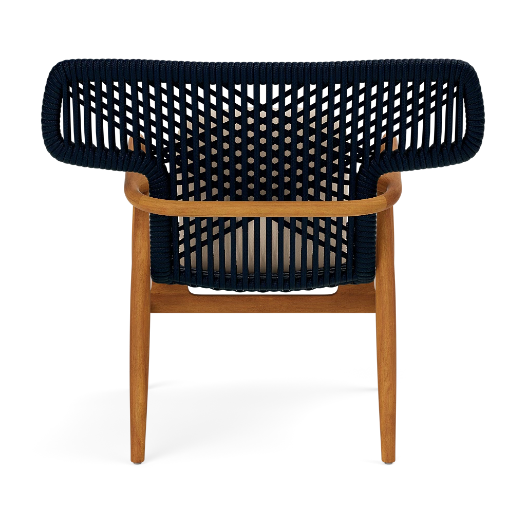 Garrison Outdoor Wing Chair - Alsek Ivory High-Performance Fabric