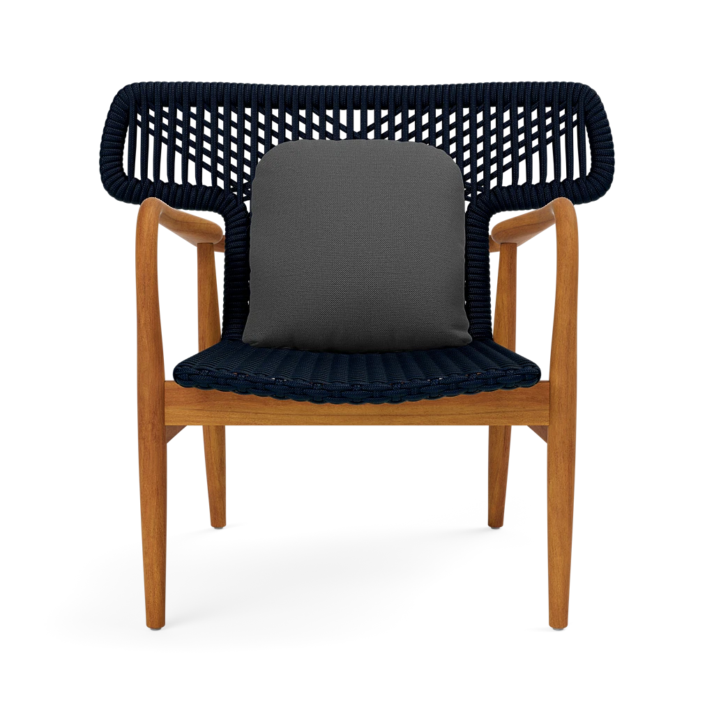 Garrison Outdoor Wing Chair - Alsek Charcoal High-Performance Fabric