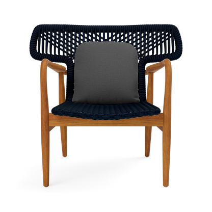Garrison Outdoor Wing Chair - Alsek Charcoal High-Performance Fabric