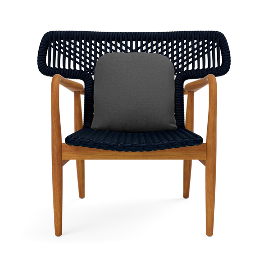 Garrison Outdoor Wing Chair - Alsek Charcoal High-Performance Fabric