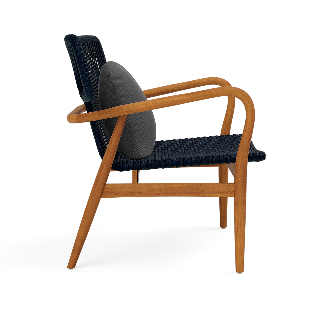 Garrison Outdoor Wing Chair - Alsek Charcoal High-Performance Fabric