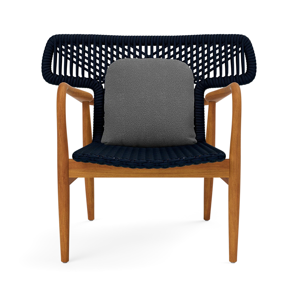 Garrison Outdoor Wing Chair - Weser Ash High-Performance Fabric