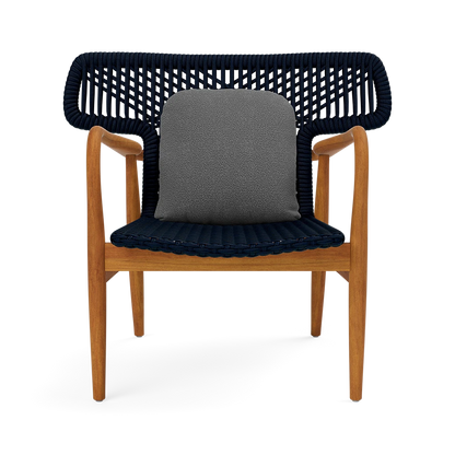 Garrison Outdoor Wing Chair - Weser Ash High-Performance Fabric