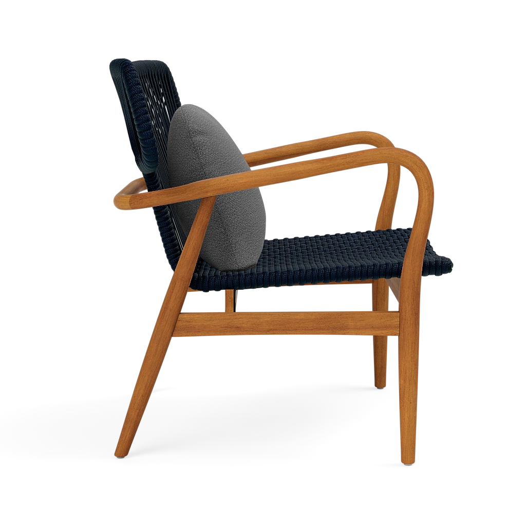 Garrison Outdoor Wing Chair - Weser Ash High-Performance Fabric