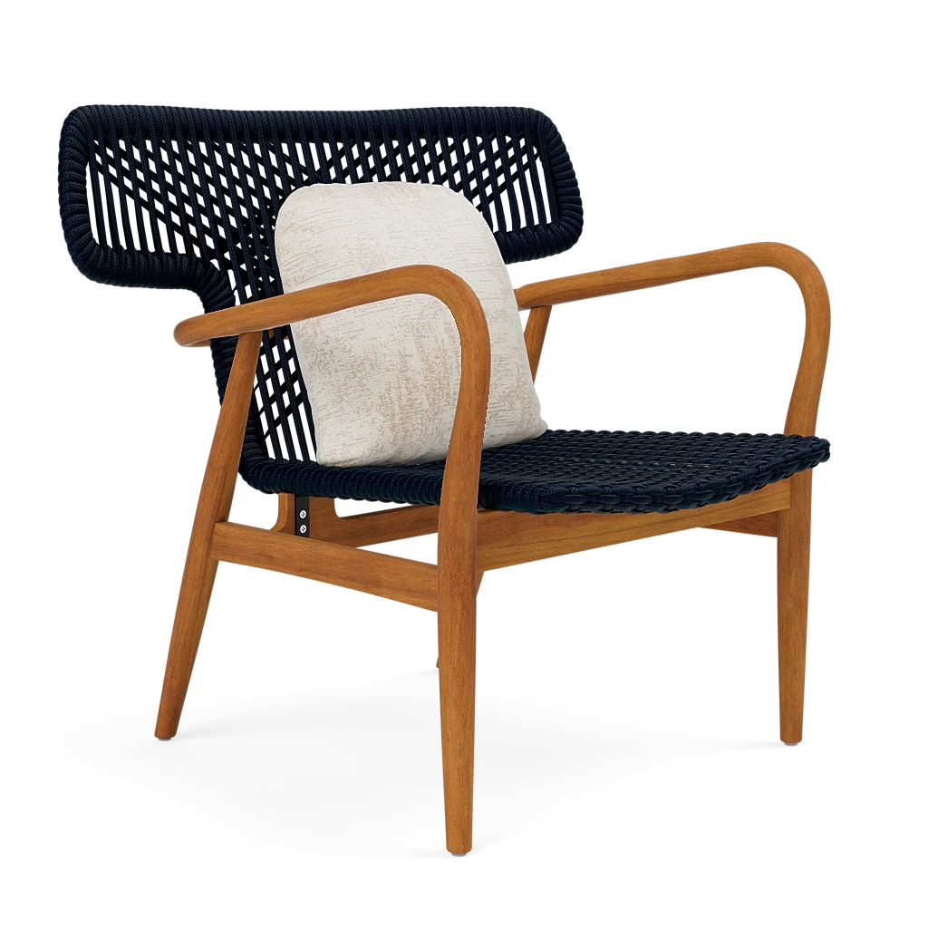 Garrison Outdoor Wing Chair - Volta Sand High-Performance Fabric