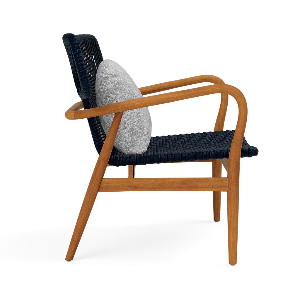 Garrison Outdoor Wing Chair - Volta Mist High-Performance Fabric