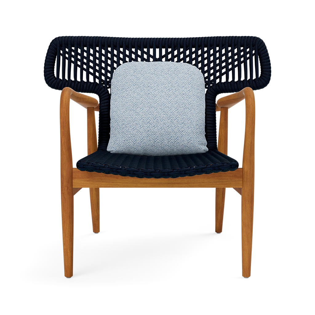 Garrison Outdoor Wing Chair - Tanaro Riviera Performance Woven Fabric