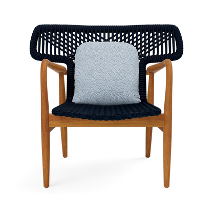 Garrison Outdoor Wing Chair - Tanaro Riviera Performance Woven Fabric