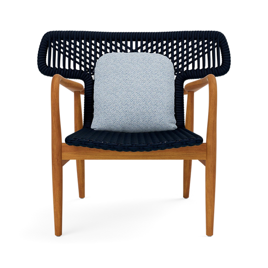 Garrison Outdoor Wing Chair - Tanaro Riviera Performance Woven Fabric