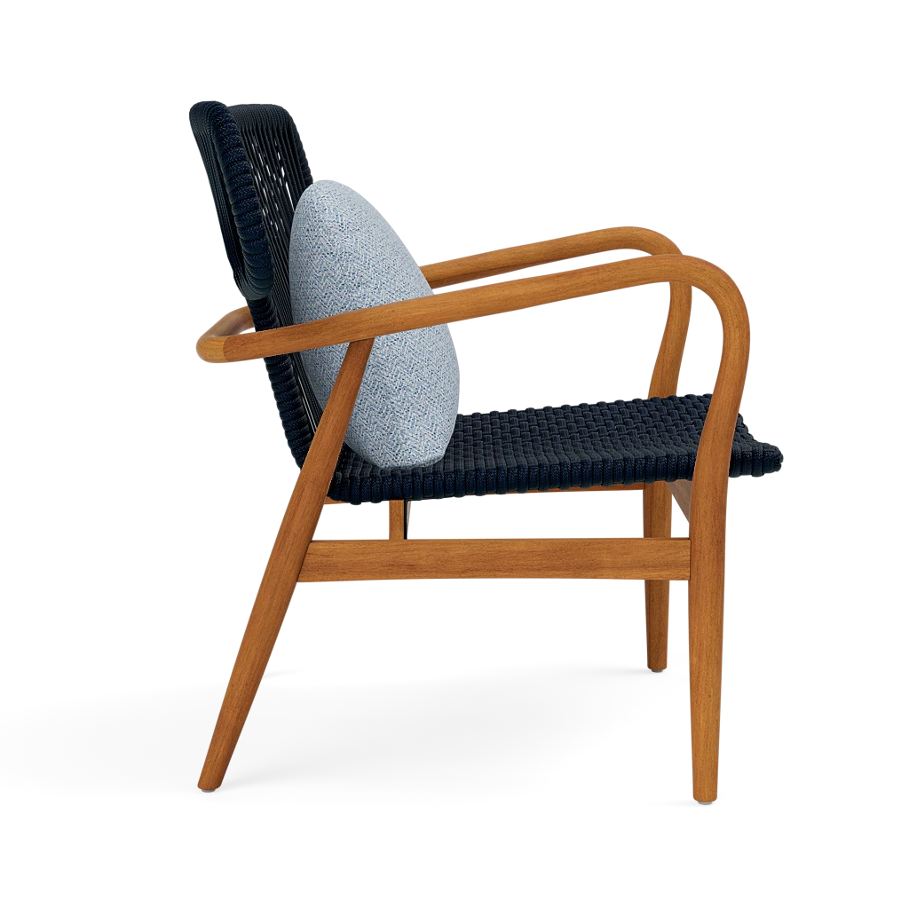 Garrison Outdoor Wing Chair - Tanaro Riviera Performance Woven Fabric