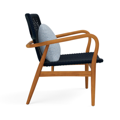 Garrison Outdoor Wing Chair - Tanaro Riviera Performance Woven Fabric