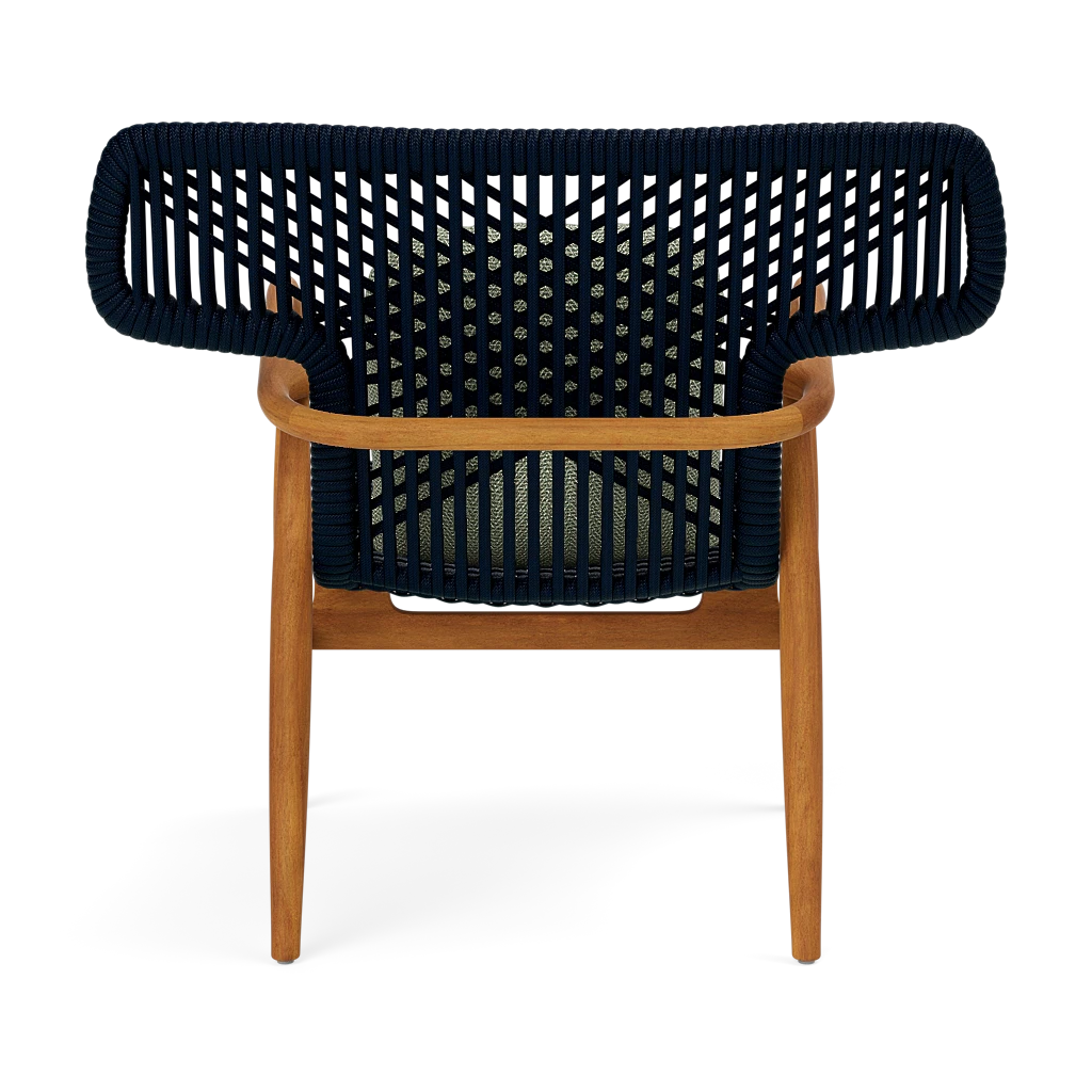 Garrison Outdoor Wing Chair - Tanaro Jade Performance Woven Fabric