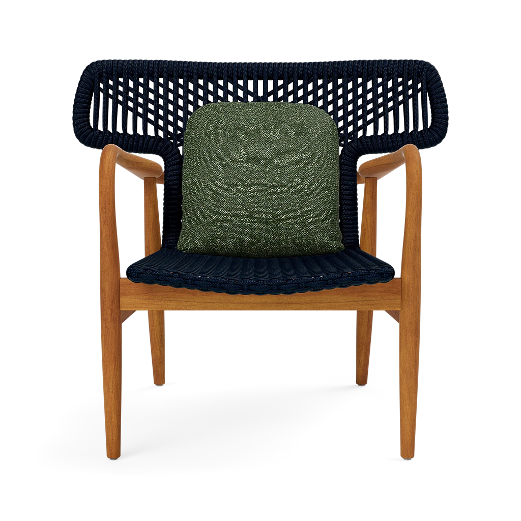 Garrison Outdoor Wing Chair - Tanaro Ivy Performance Woven Fabric