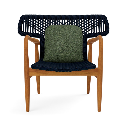 Garrison Outdoor Wing Chair - Tanaro Ivy Performance Woven Fabric