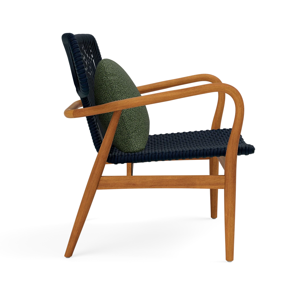 Garrison Outdoor Wing Chair - Tanaro Ivy Performance Woven Fabric