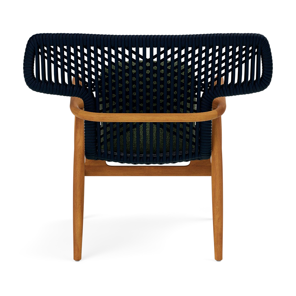Garrison Outdoor Wing Chair - Tanaro Ivy Performance Woven Fabric