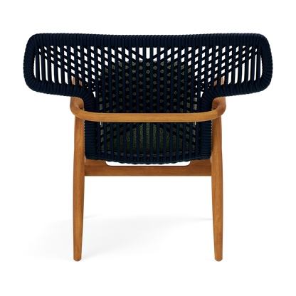 Garrison Outdoor Wing Chair - Tanaro Ivy Performance Woven Fabric