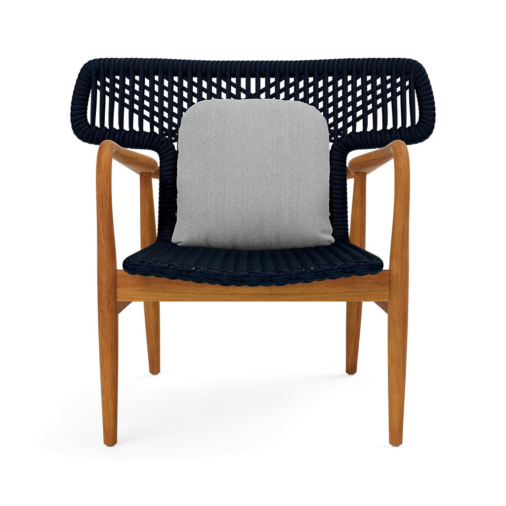Garrison Outdoor Wing Chair - Pagua Pearl High-Performance Fabric