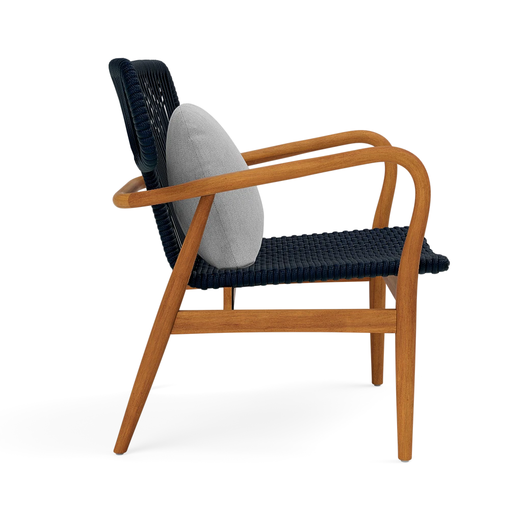 Garrison Outdoor Wing Chair - Pagua Pearl High-Performance Fabric