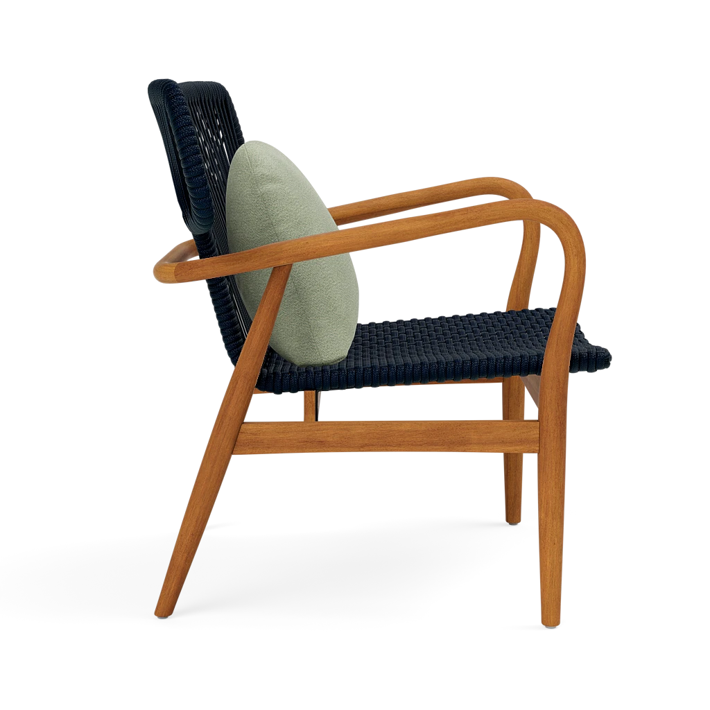 Garrison Outdoor Wing Chair - Weser Sage High-Performance Fabric