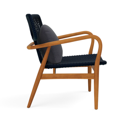 Garrison Outdoor Wing Chair - Pagua Navy High-Performance Fabric