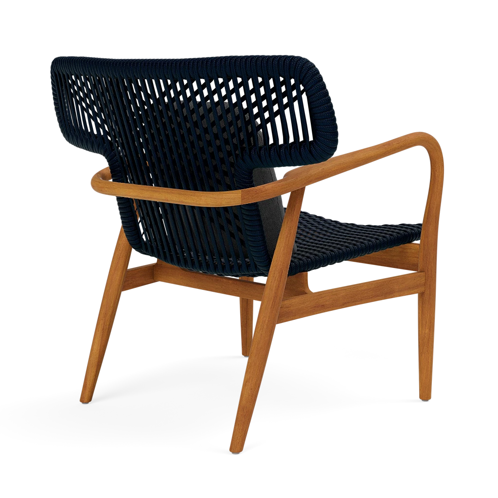 Garrison Outdoor Wing Chair - Pagua Graphite High-Performance Fabric