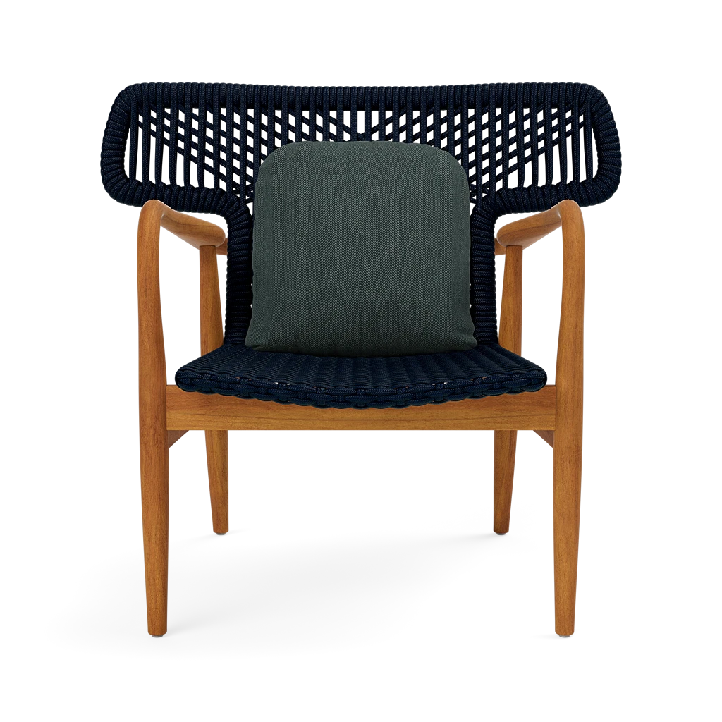 Garrison Outdoor Wing Chair - Pagua Emerald High-Performance Fabric