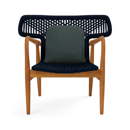 Garrison Outdoor Wing Chair - Pagua Emerald High-Performance Fabric