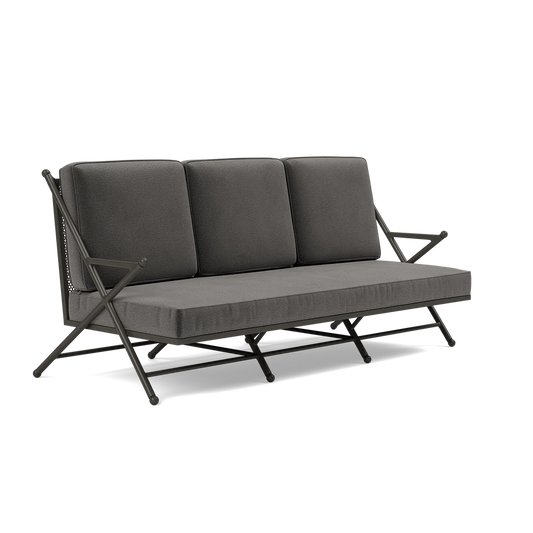 Balta Sofa Havel Pewter Outdoor Performance Velvet