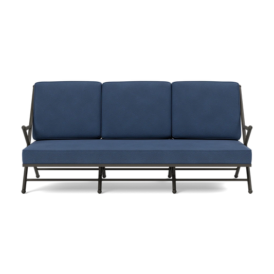 Balta Sofa Weser Deep Blue High-Performance Fabric