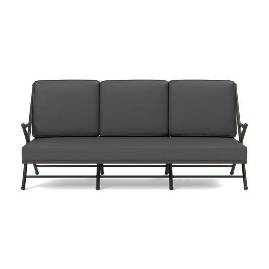 Balta Sofa Garonne Dark Gray Marine Leather