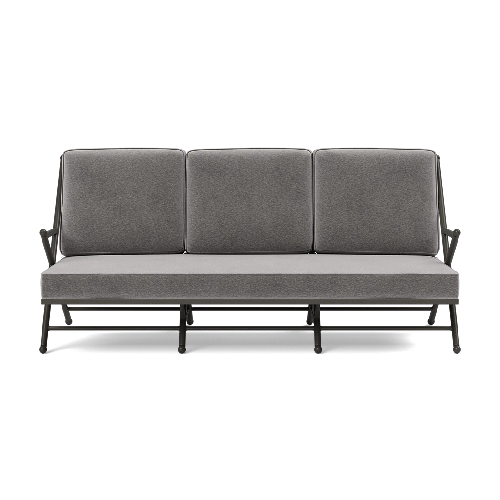 Balta Sofa Havel Gray Dove Outdoor Performance Velvet