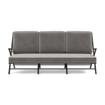 Balta Sofa Havel Gray Dove Outdoor Performance Velvet