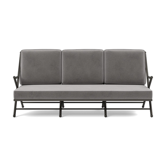Balta Sofa Havel Gray Dove Outdoor Performance Velvet