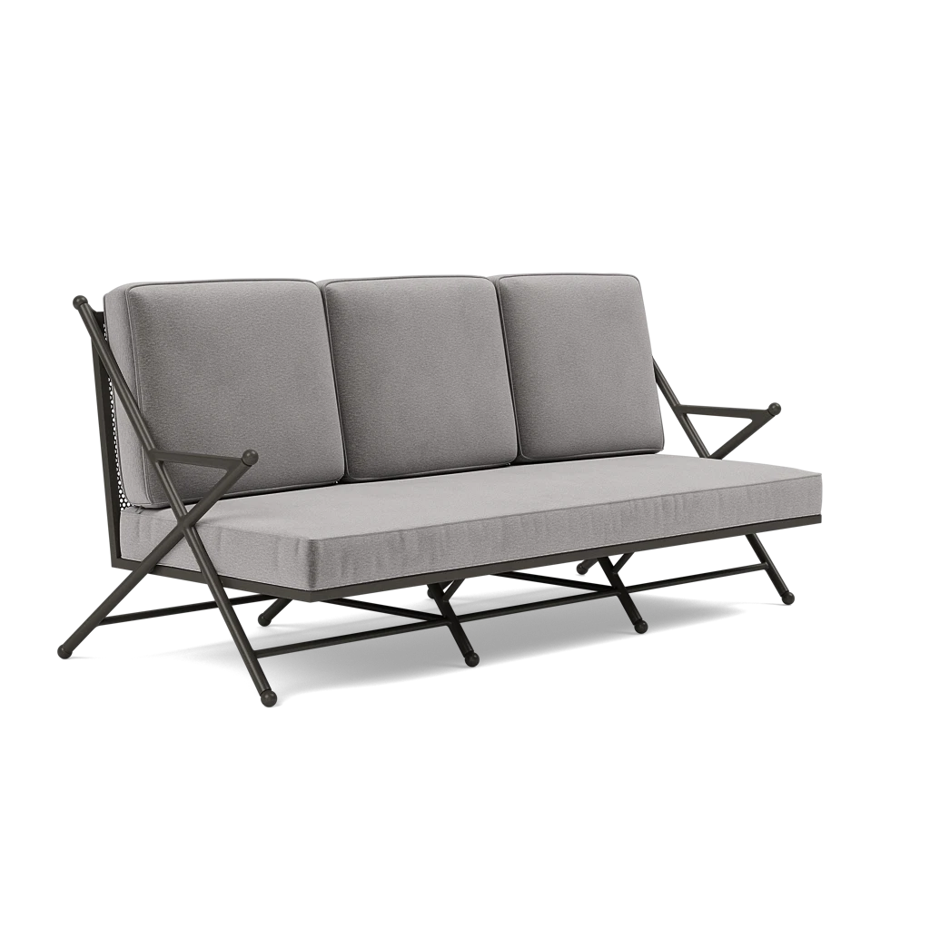 Balta Sofa Havel Gray Dove Outdoor Performance Velvet