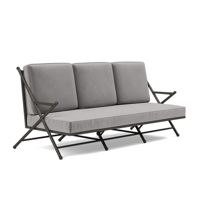 Balta Sofa Havel Gray Dove Outdoor Performance Velvet