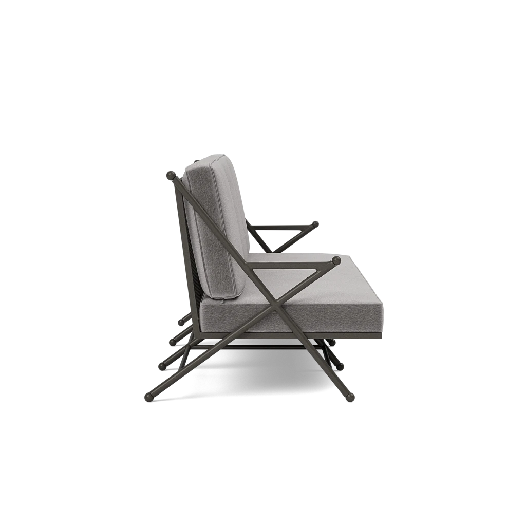 Balta Sofa Havel Gray Dove Outdoor Performance Velvet