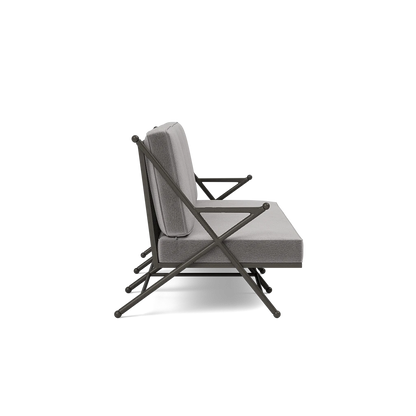 Balta Sofa Havel Gray Dove Outdoor Performance Velvet