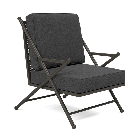 Balta XL Outdoor Lounge Chair Pagua Black Pearl High-Performance Fabric