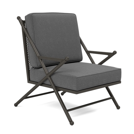 Balta XL Outdoor Lounge Chair Weser Ash High-Performance Fabric