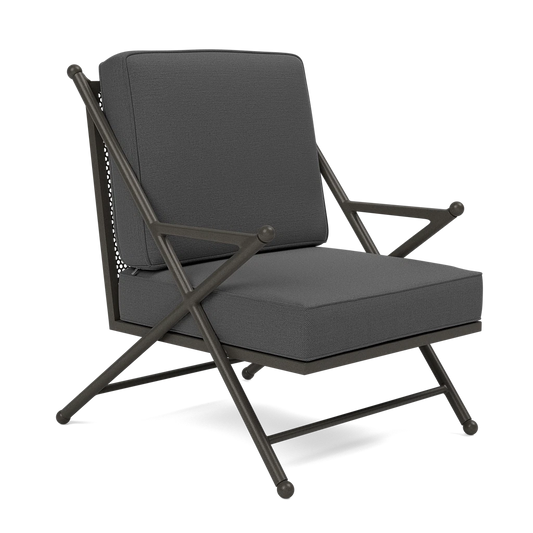 Balta XL Lounge Chair Alsek Charcoal High-Performance Fabric